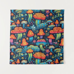 Tapiz Mushrooms mágicos