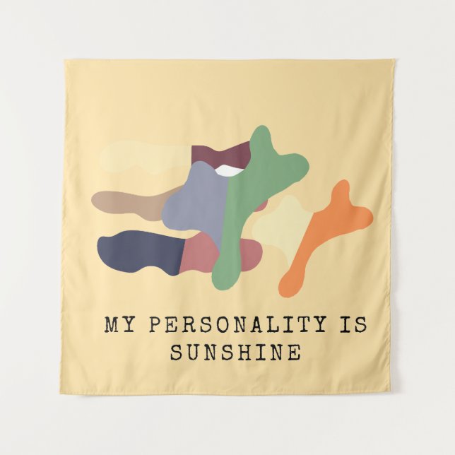 Tapiz My Personality is Sunshine (Anverso)
