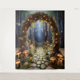 Tapiz Mystical Tale Forest Archway colgando