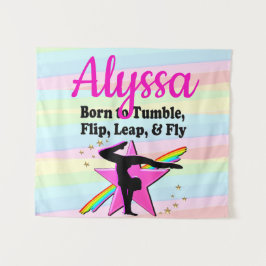 TAPIZ NACIDO A TUMBLE, FLIP, LEAP Y FLOR