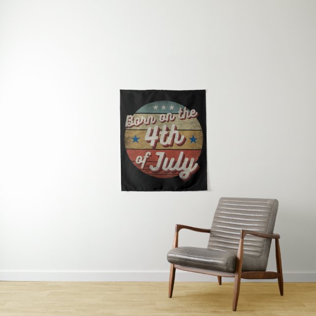 TAPIZ NACIDO EL 4 DE JULIO (In situ)