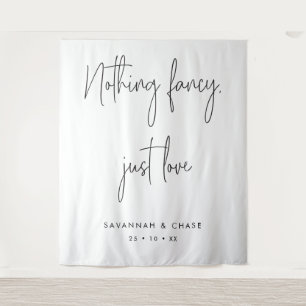 Tapiz Nada Fancy Ama Solamente El Fondo De La Ceremonia 