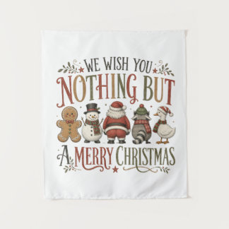 Tapiz Nada más que una feliz Navidad