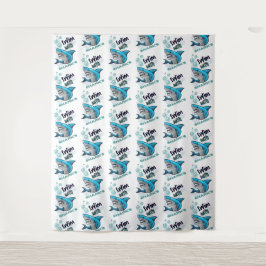 Tapiz nadar con tiburones