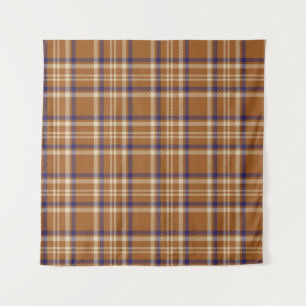 Tapiz Naranja Glen Plaid texturizado patternabstracto si
