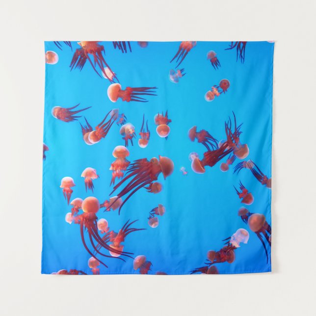 TAPIZ NARANJA JELLY FISH (Anverso)