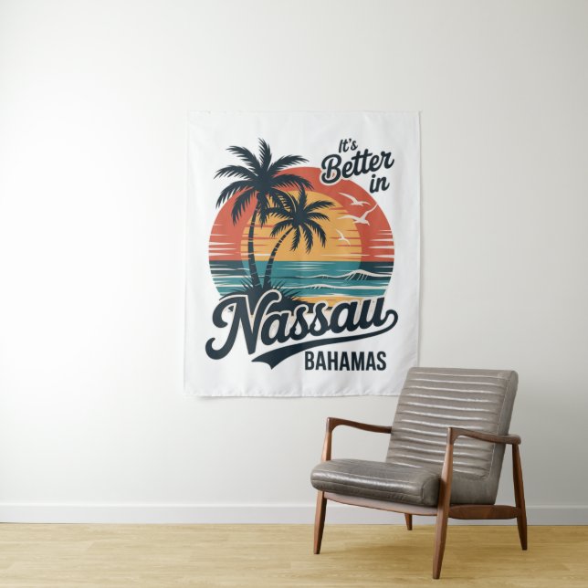 Tapiz Nassau Bahamas Playa Verano (In situ)