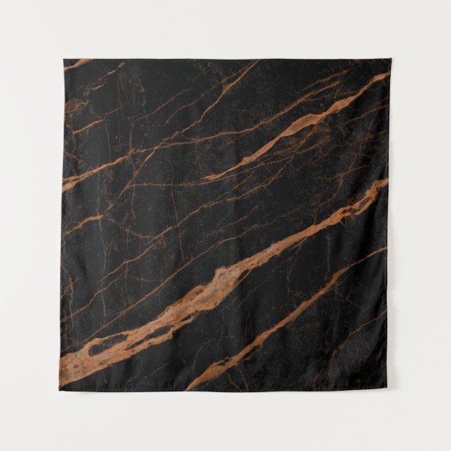 Tapiz natural black emperador marble texture background  (Anverso)
