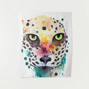 Tapiz Naturaleza animal salvaje de Jaguar Pintura de art