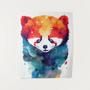 Tapiz Naturaleza salvaje Panda roja Color animal Pintura
