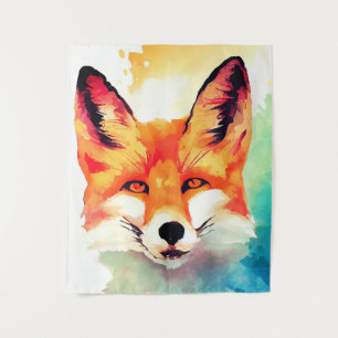 Tapiz Naturaleza silvestre Red Fox Color Animal Art Pint