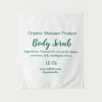 Naturaleza verde orgánica exfoliación corporal man