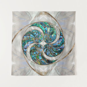 Tapiz Nautilus Shell - Abalone y Pearl