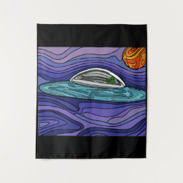 Tapiz Nave espacial alienígena UFO paranormal UAP