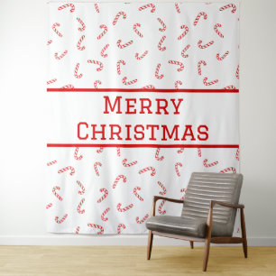 Tapiz Navidad de Caramelo Personalizada