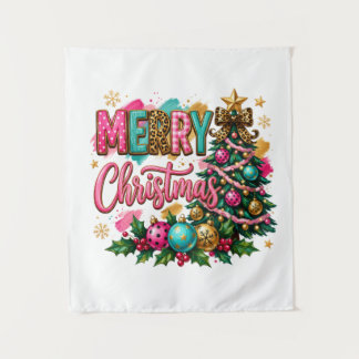 Tapiz Navidad elegante y alegre
