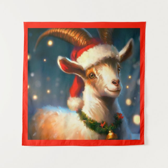 Tapiz Navidad Goat 2 (Anverso)