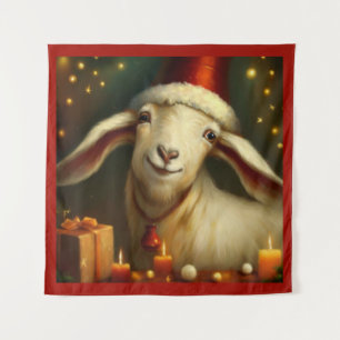 Tapiz Navidad Goat 3