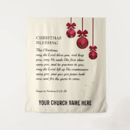 Tapiz Navidad QUE EL SEÑOR TE BENDIGA Iglesia