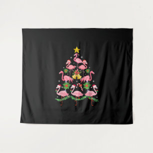 Tapiz Navidades - Árbol de Navidad de flamenco