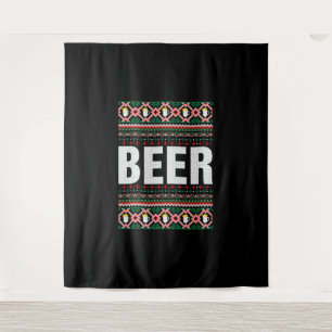 Tapiz Navidades de Beer Ugly Sweater