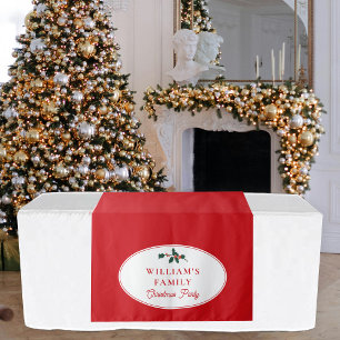Tapiz Navidades de familia Fiesta de cena Buffet Table R