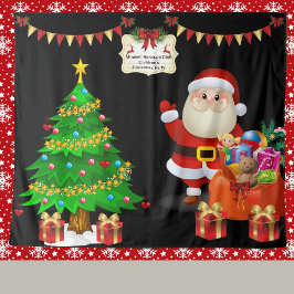 Tapiz Navidades de fondo de selfie fotográfico Personali