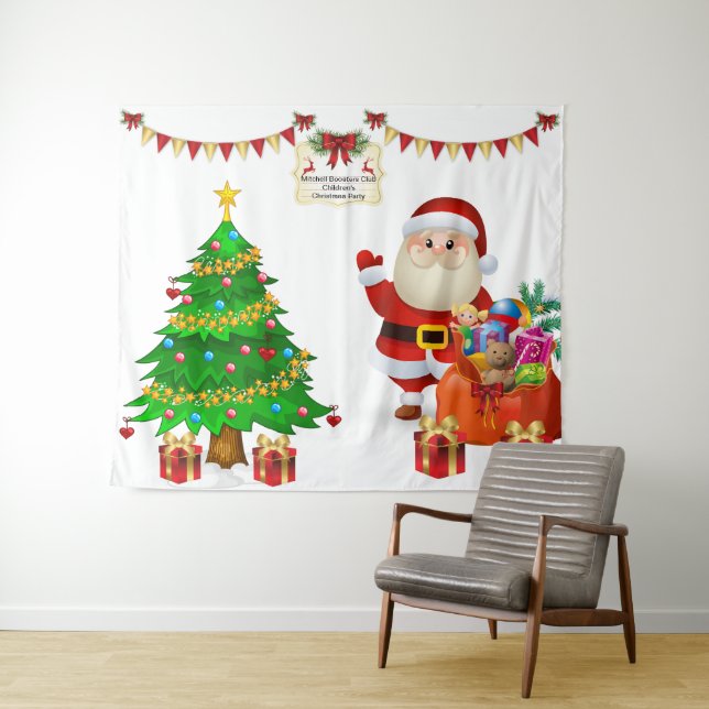 Tapiz Navidades de fondo de selfie fotográfico Personali (In situ (horizontal))