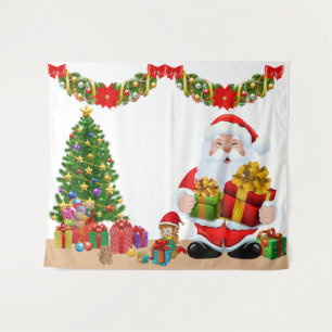Tapiz Navidades de fotografía selfie Fiesta de niños de