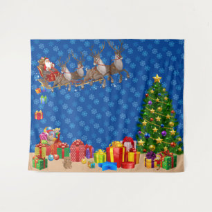 Tapiz Navidades de fotografía selfie Gota de regalo