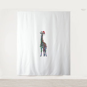 Tapiz Navidades de jirafa _1
