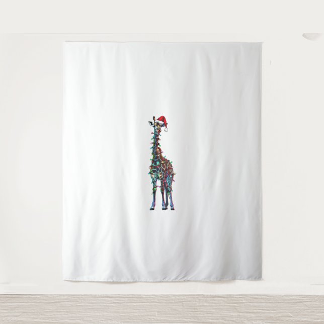 Tapiz Navidades de jirafa _1 (Anverso)