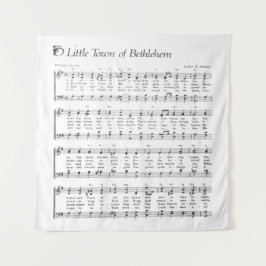 Tapiz Navidades de Little Town Bethlehem Carol