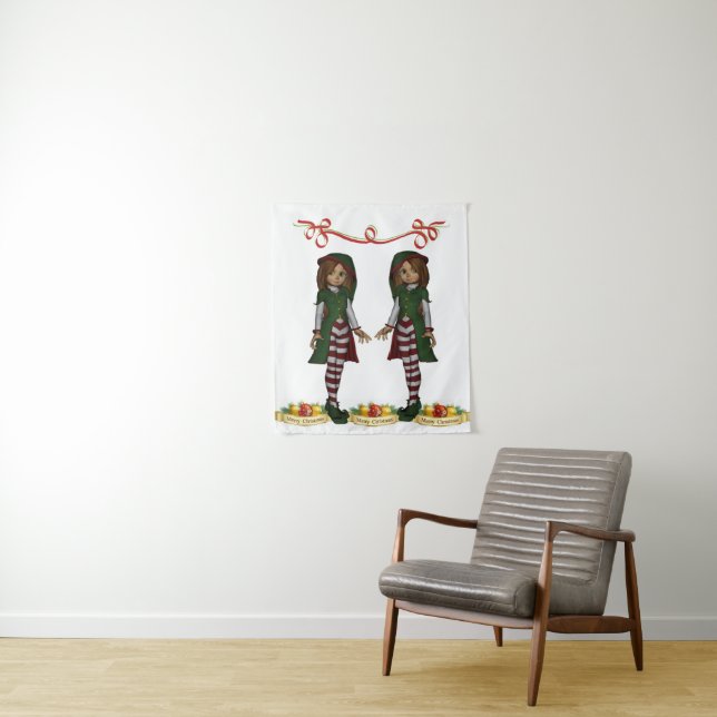 Tapiz Navidades de Tapestries Elf (In situ)