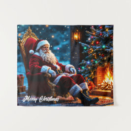 Tapiz Navidades del Polo Norte de Santa Lucía Fantasma