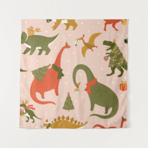 Tapiz Navidades Dino Fiesta: Tree Rex