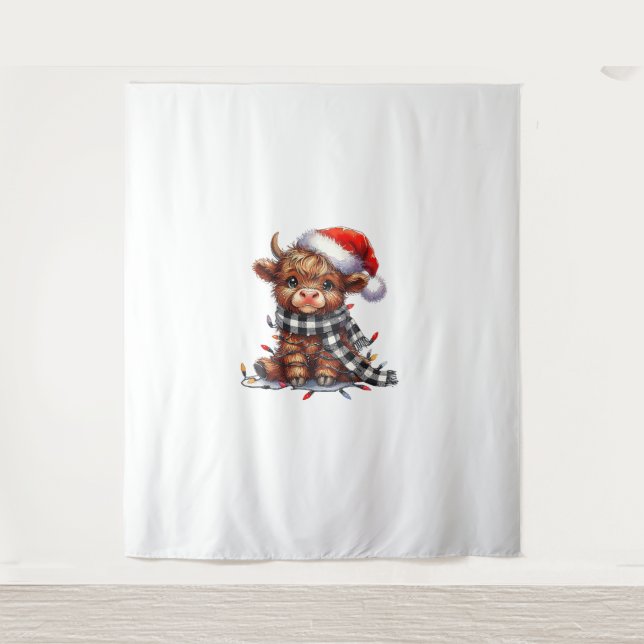 Tapiz Navidades educados iluminan a Navidades divertidos (Anverso)