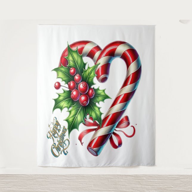 Tapiz Navidades felices (Anverso)