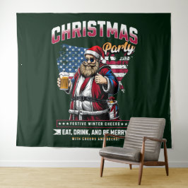 Tapiz Navidades Fiesta Santa Tapestry | Deco de pared fe