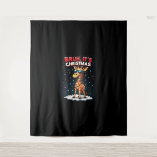 Tapiz Navidades Giraffe Dabbing Long Sle