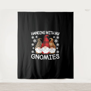 Tapiz Navidades Gnome Colgando Con Mis Gnomías