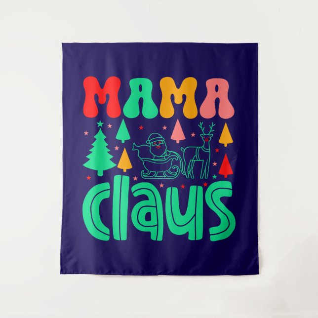 Tapiz Navidades Mama Claus Design-60097 (Anverso)