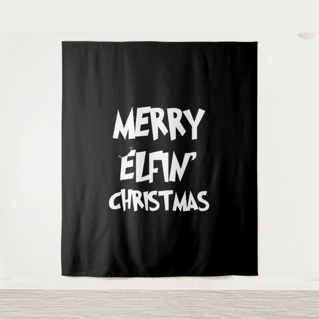 Tapiz Navidades - Navidades de Merry Elfin (Anverso)