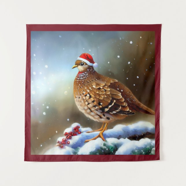 Tapiz Navidades Partridge 2 (Anverso)