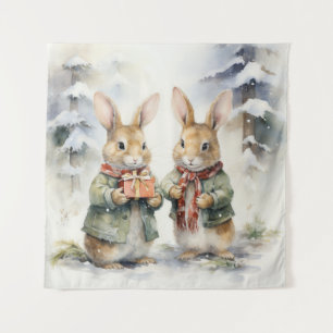 Tapiz Navidades Rabbit Tapestry