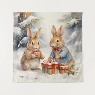 Tapiz Navidades Rabbit Tapestry