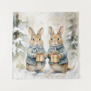 Tapiz Navidades Rabbit Tapestry