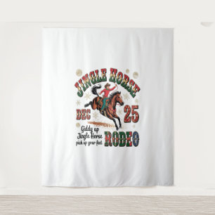 Tapiz Navidades Rodeo Jingle Horse