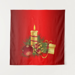 Tapiz Navidades rojos