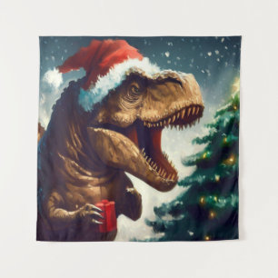 Tapiz Navidades T-Rex 1